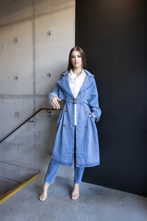 Denim Coat Trench