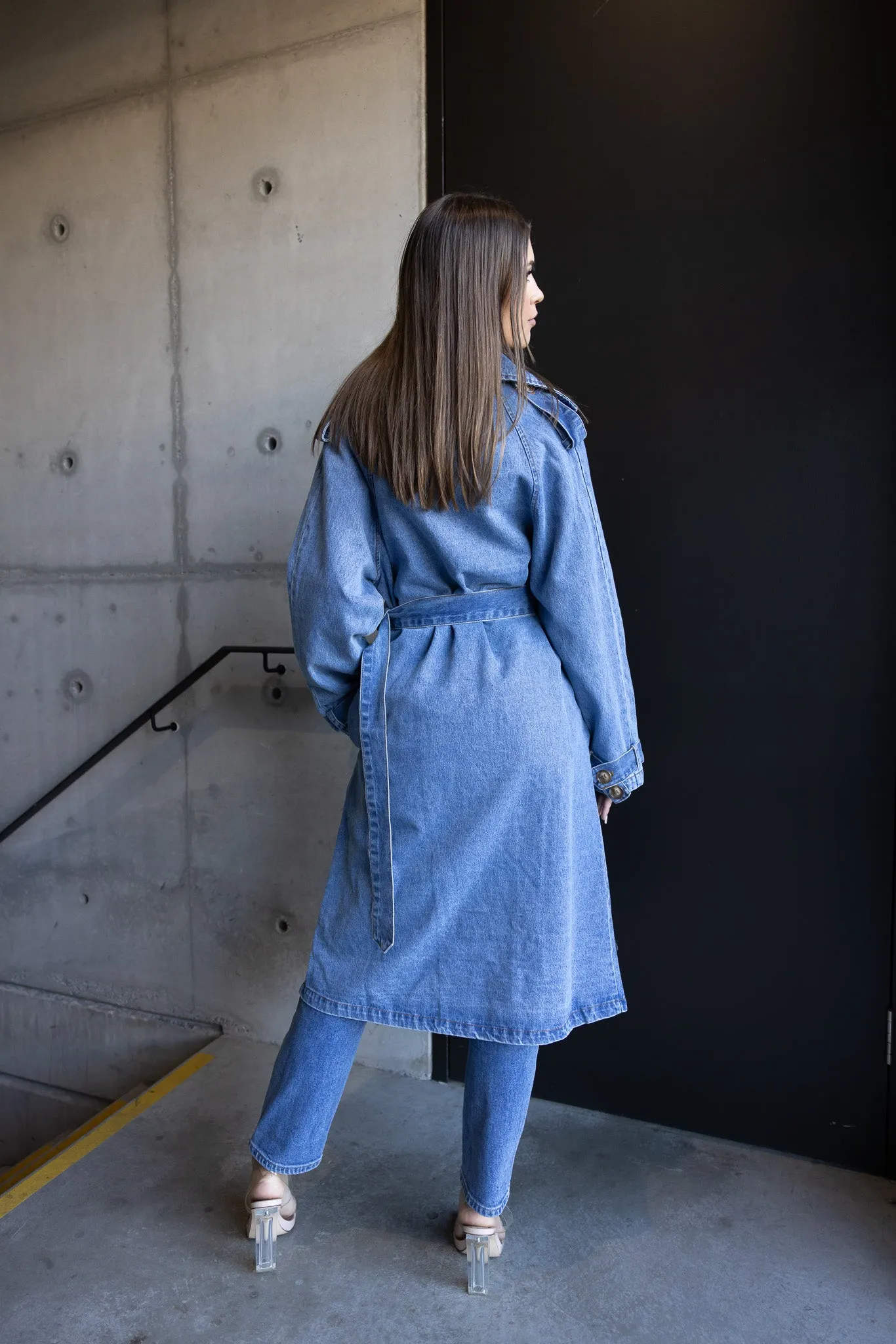 Denim Coat Trench