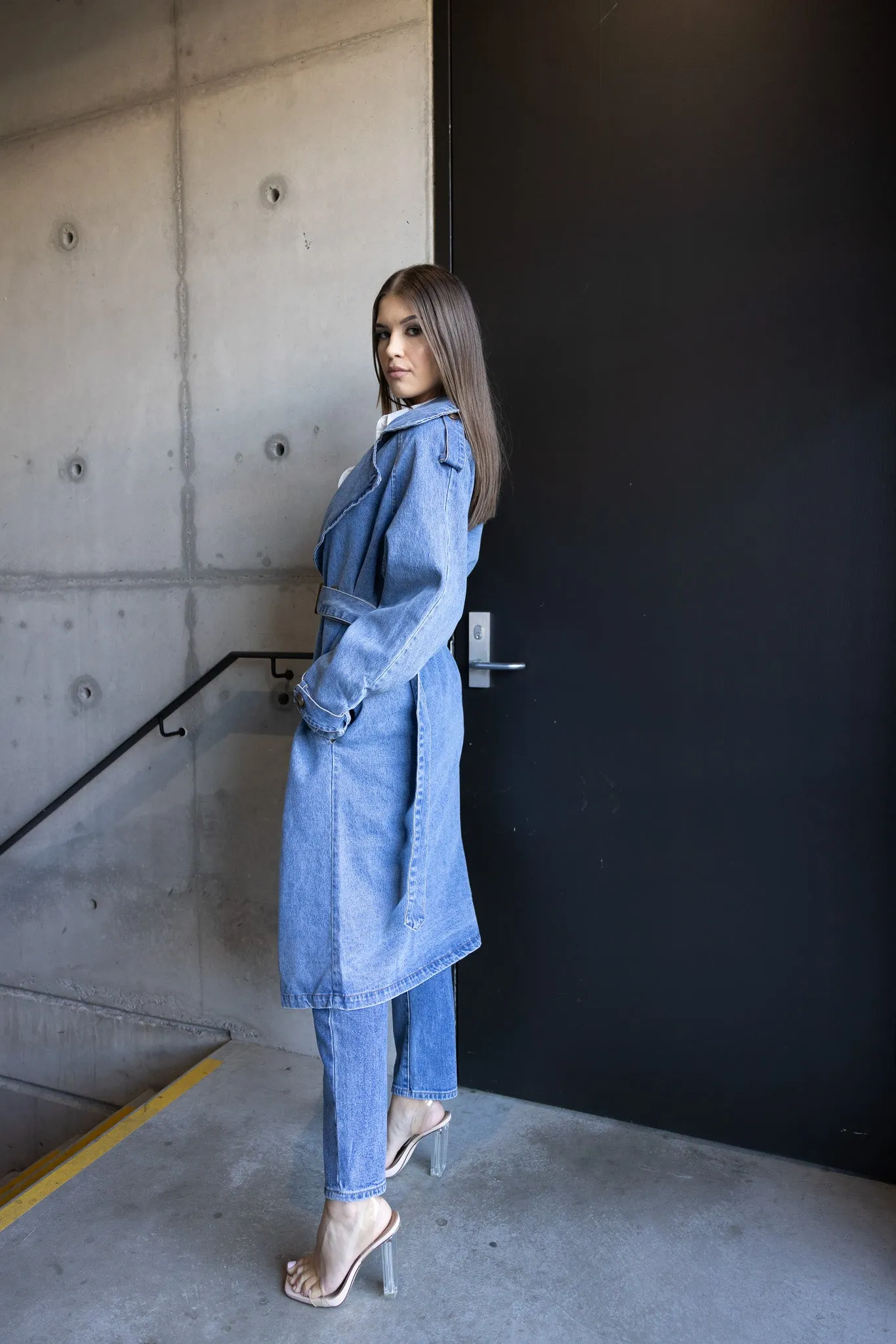 Denim Coat Trench