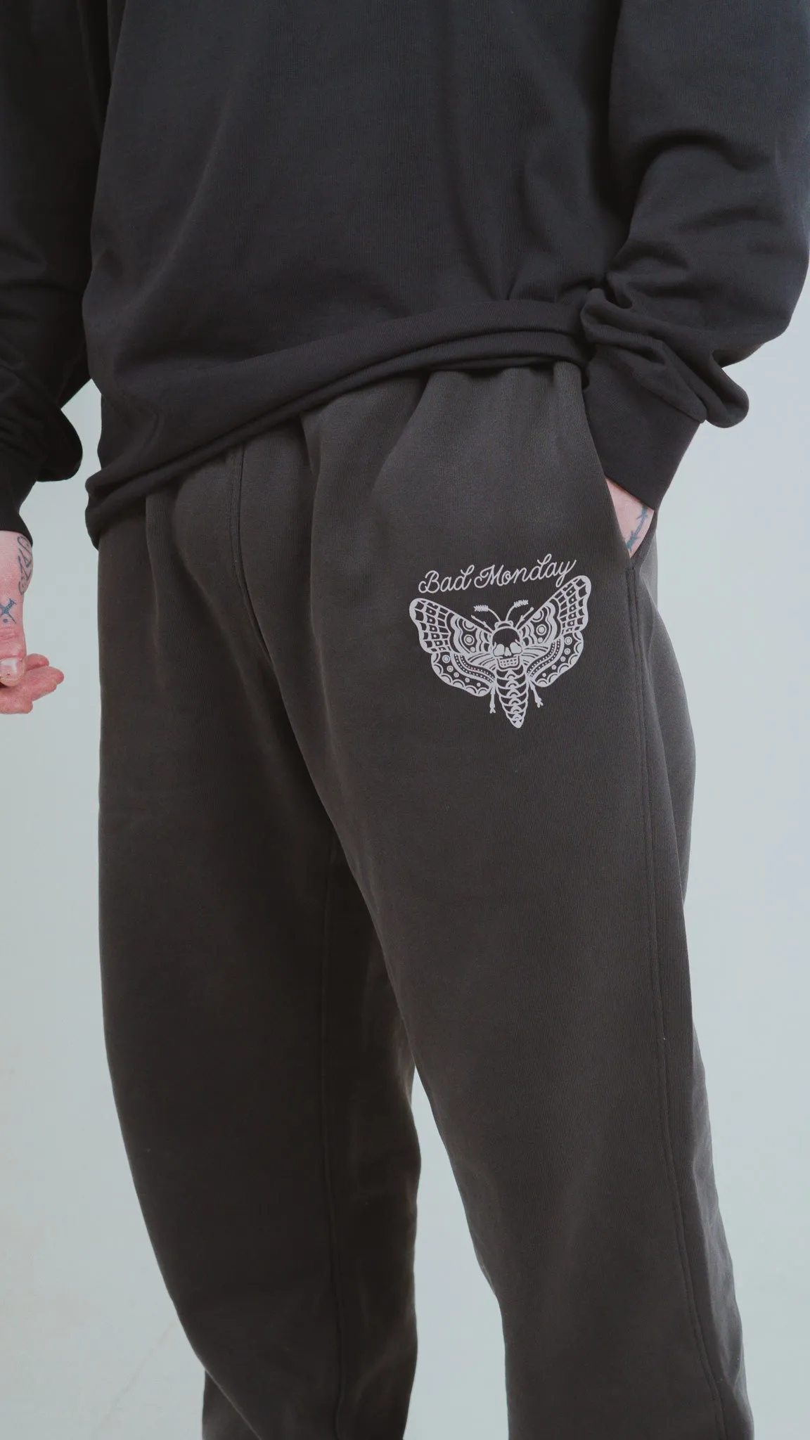 DM Faded Logo Joggers Black