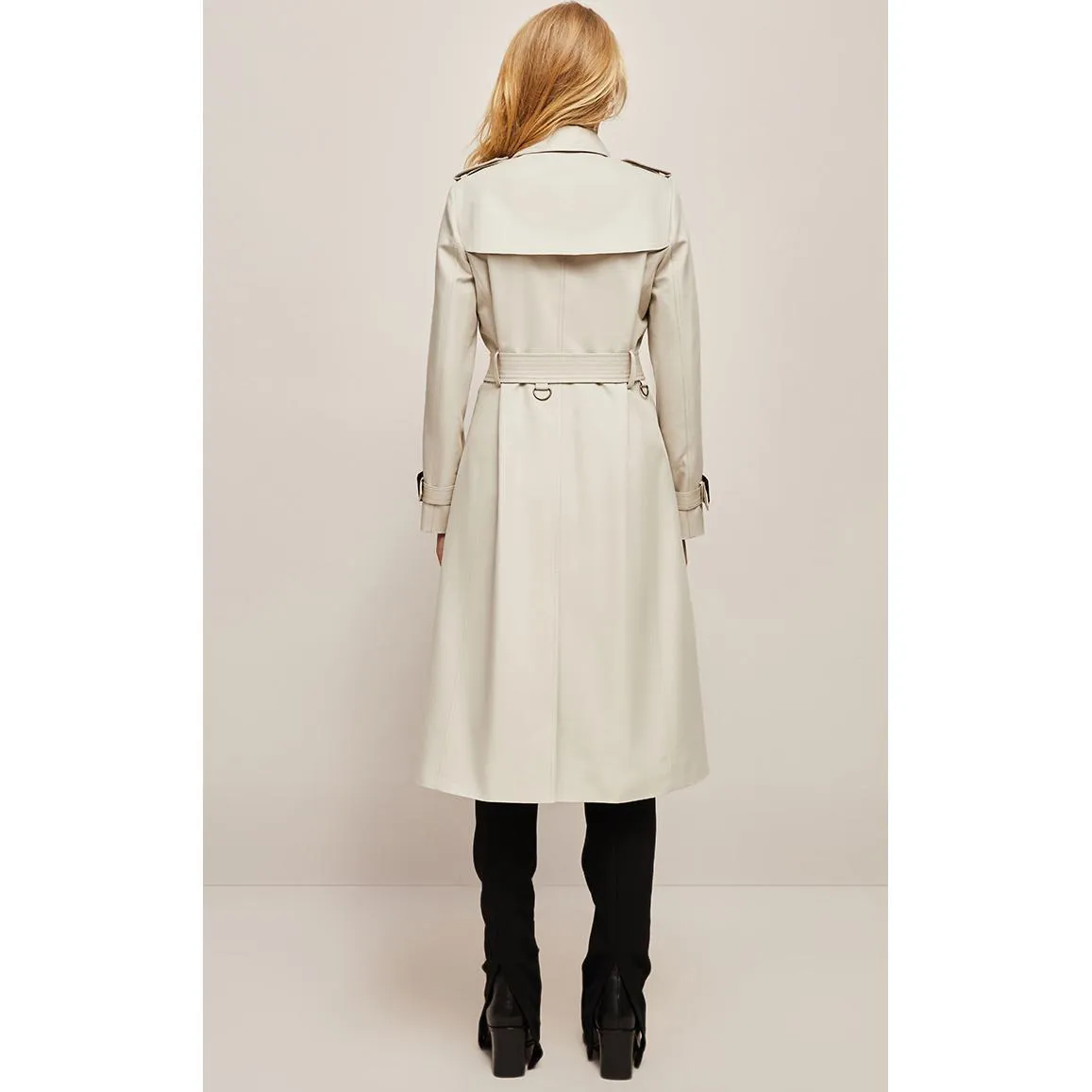 Double Breasted Cotton Trench Coat