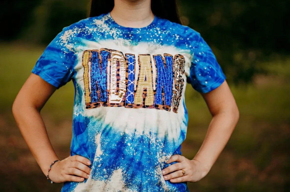 Double stacked Tie Dye Spirit Shirt