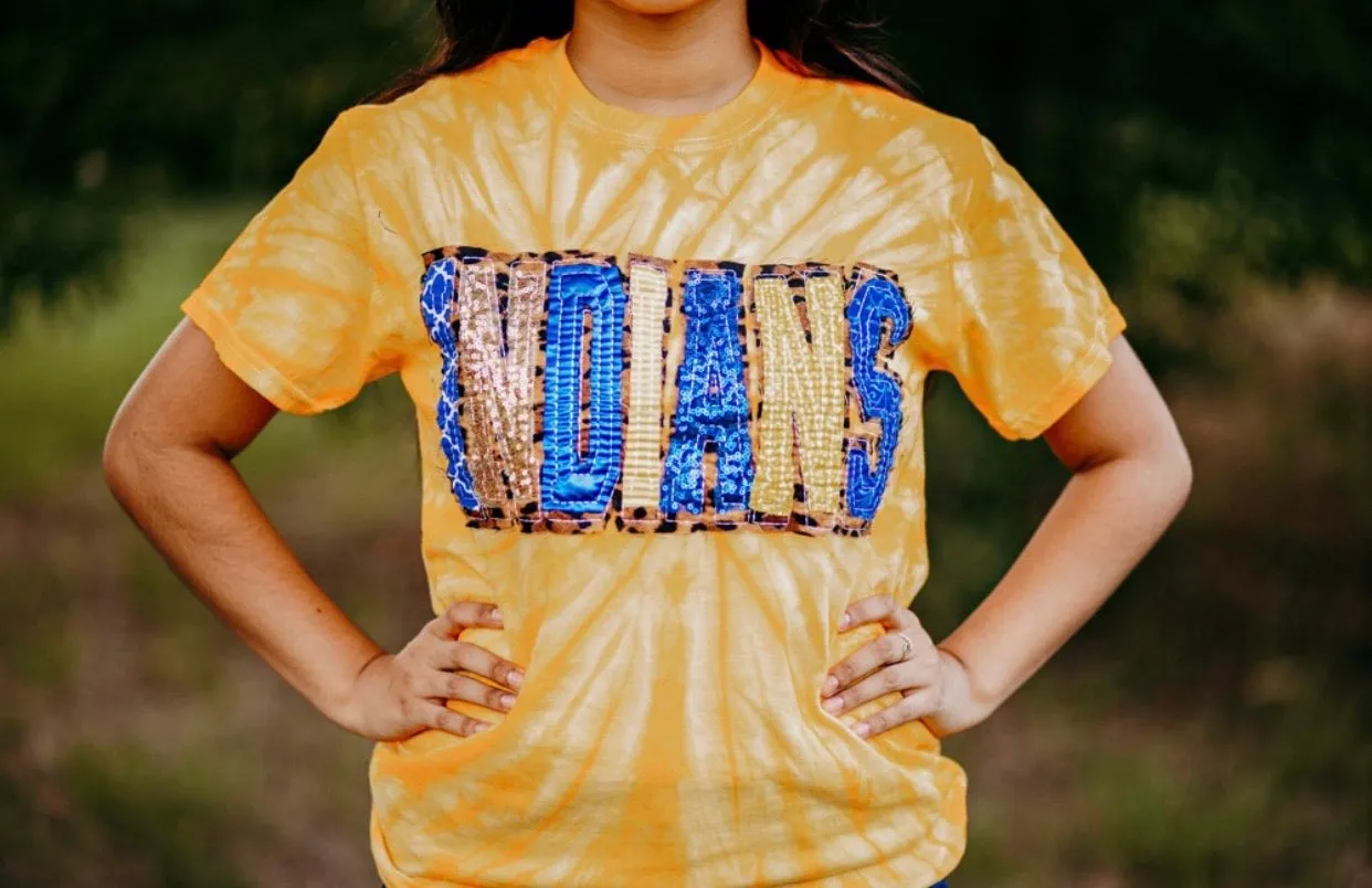 Double stacked Tie Dye Spirit Shirt