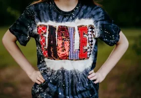 Double stacked Tie Dye Spirit Shirt