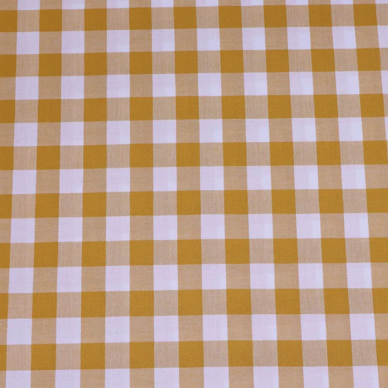 Dressmaking Cotton Bigger Gingham - Wide Width - Turmeric Yellow