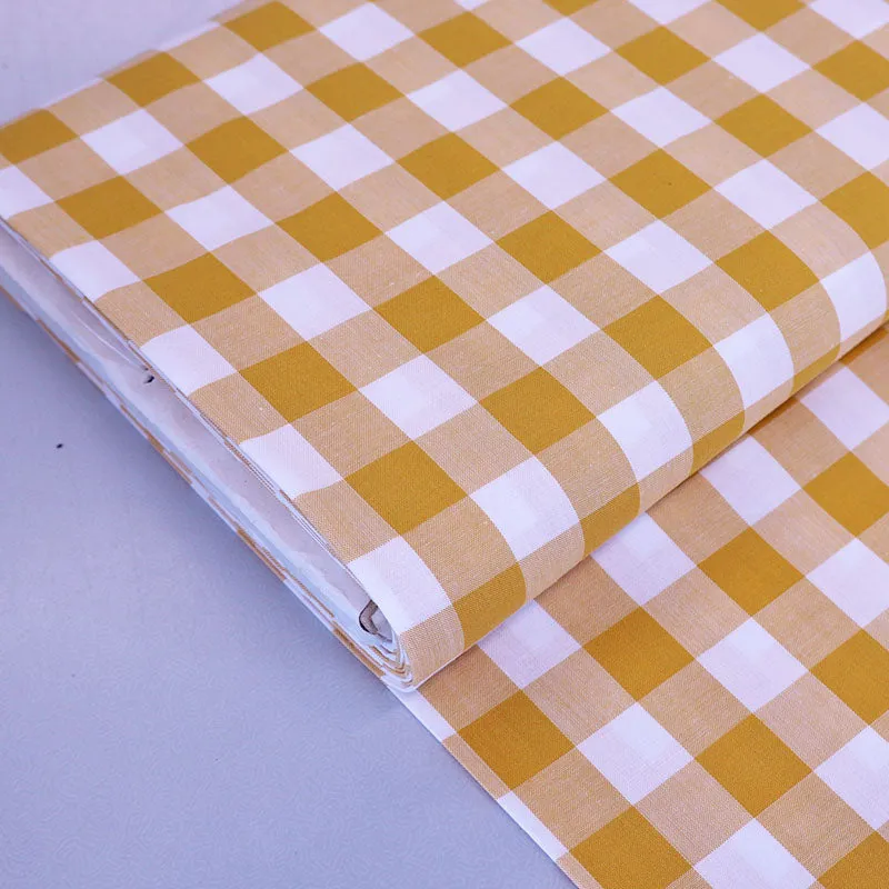 Dressmaking Cotton Bigger Gingham - Wide Width - Turmeric Yellow