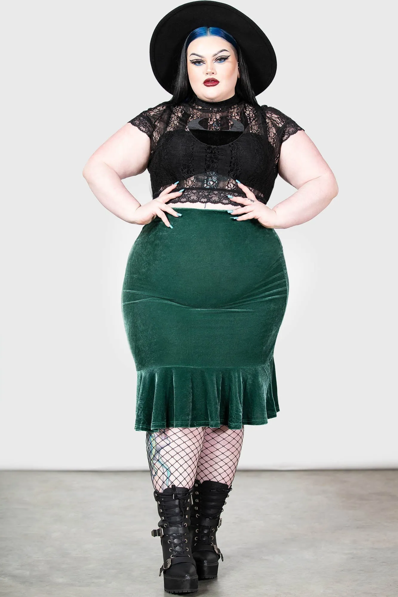 Drusilla Midi Skirt [GREEN]