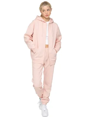 Enzo | Womens Oversized Zip Hoodie Tracksuit Set