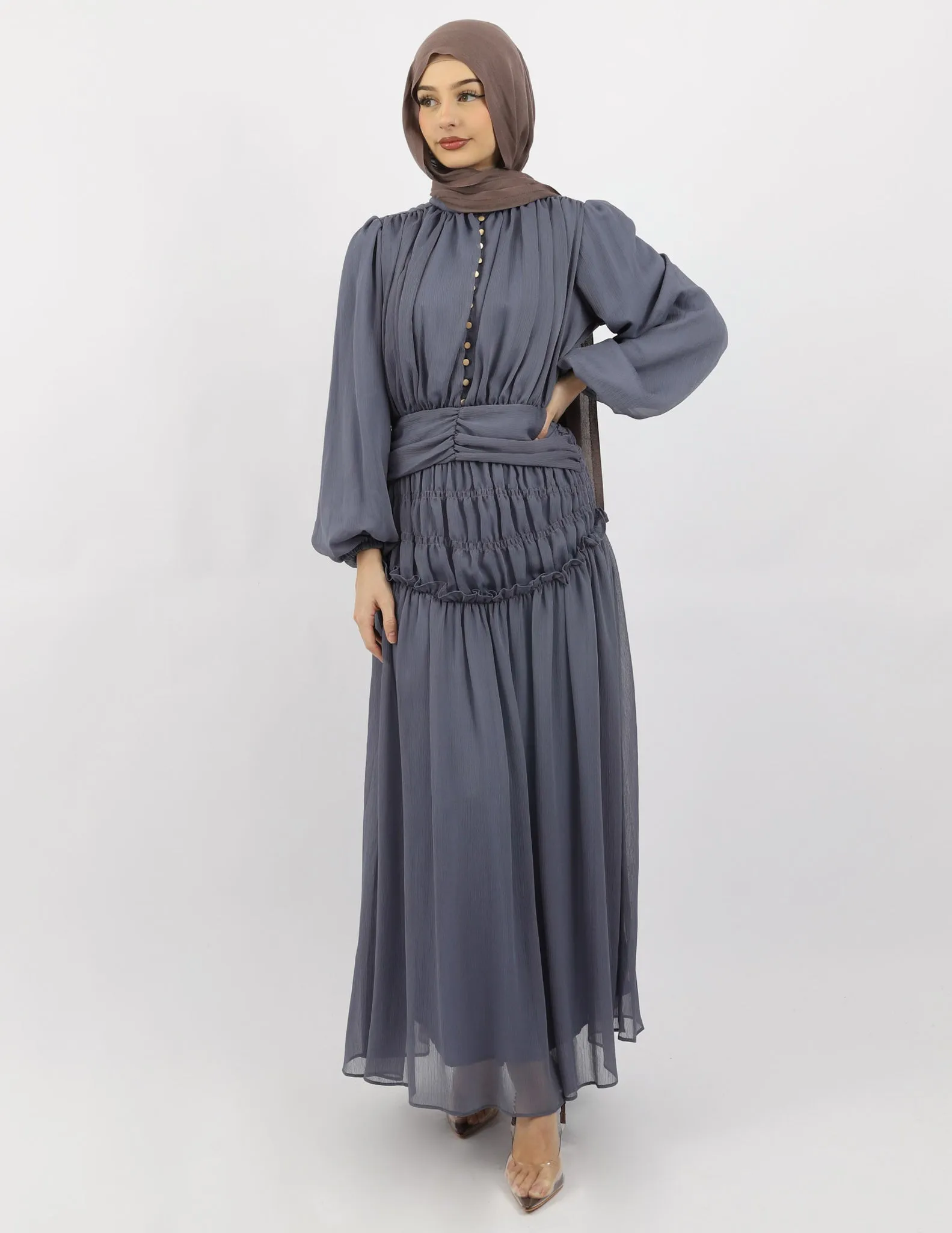 Escape Sharene Detailed Maxi Dress