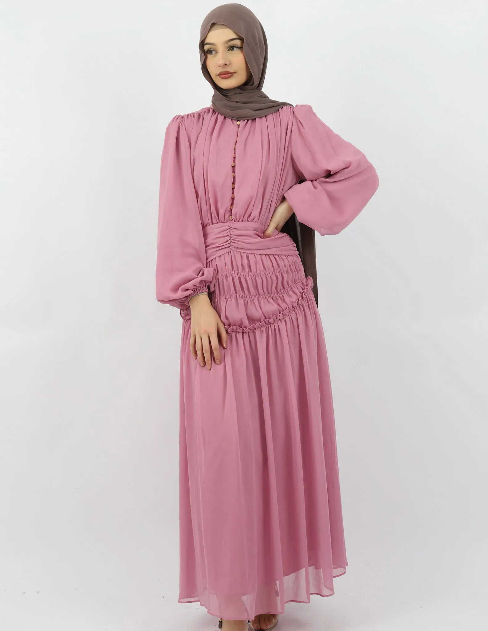 Escape Sharene Detailed Maxi Dress