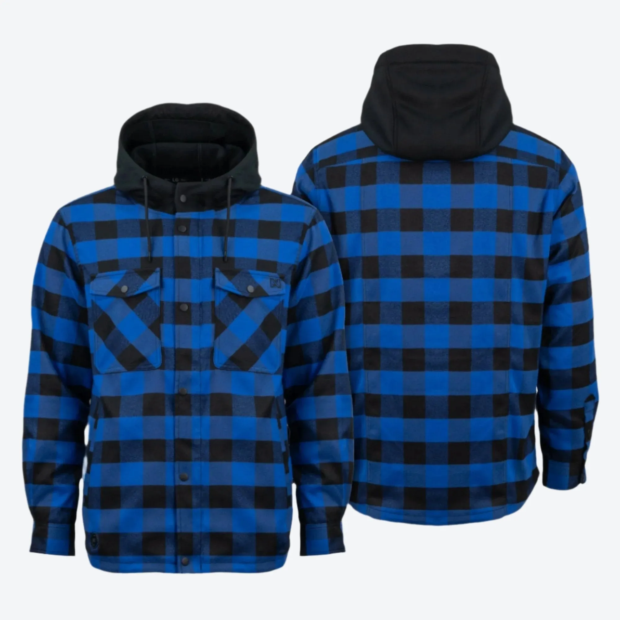 Flannel Heated Hoodie Jacket