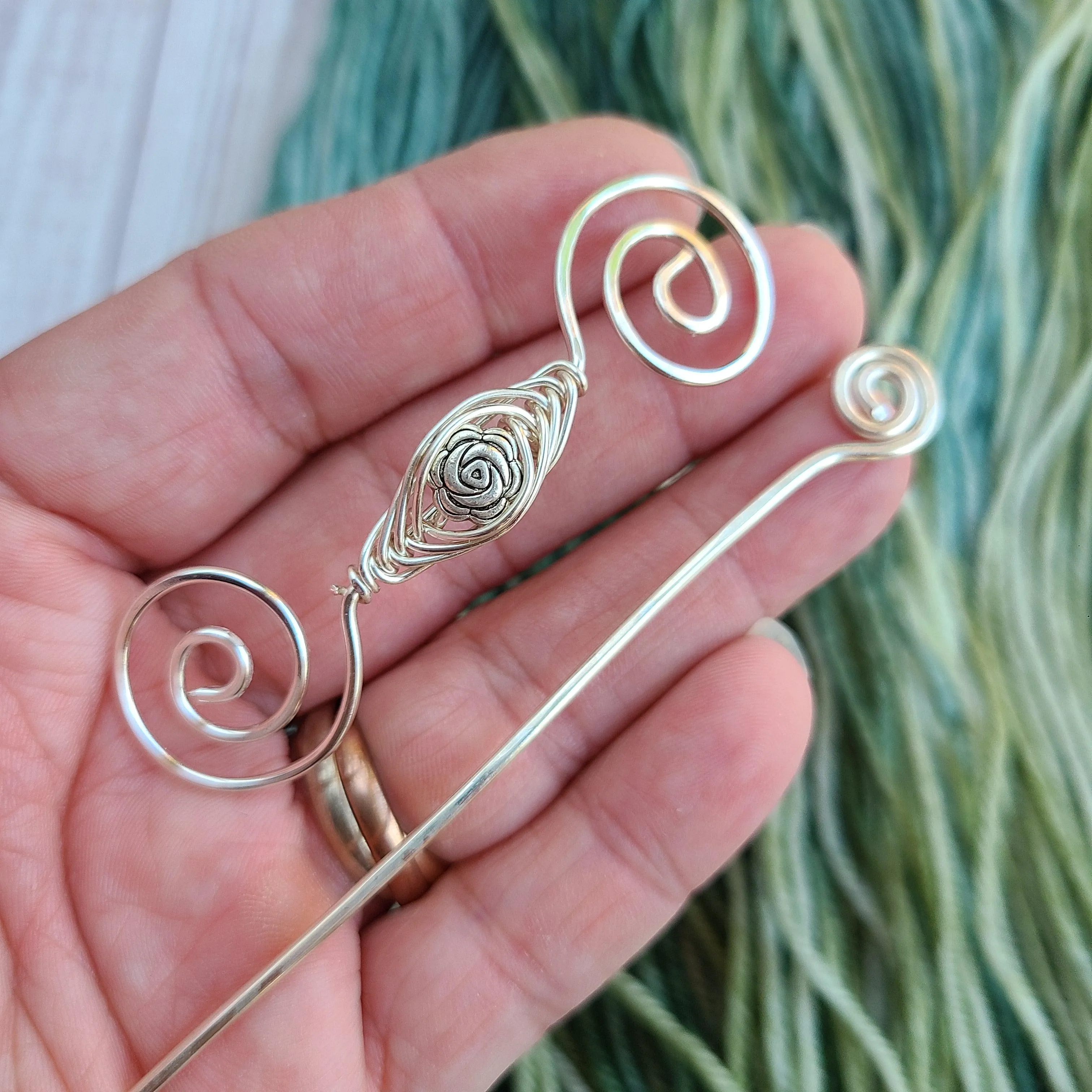 Flower Mini Shawl Pin