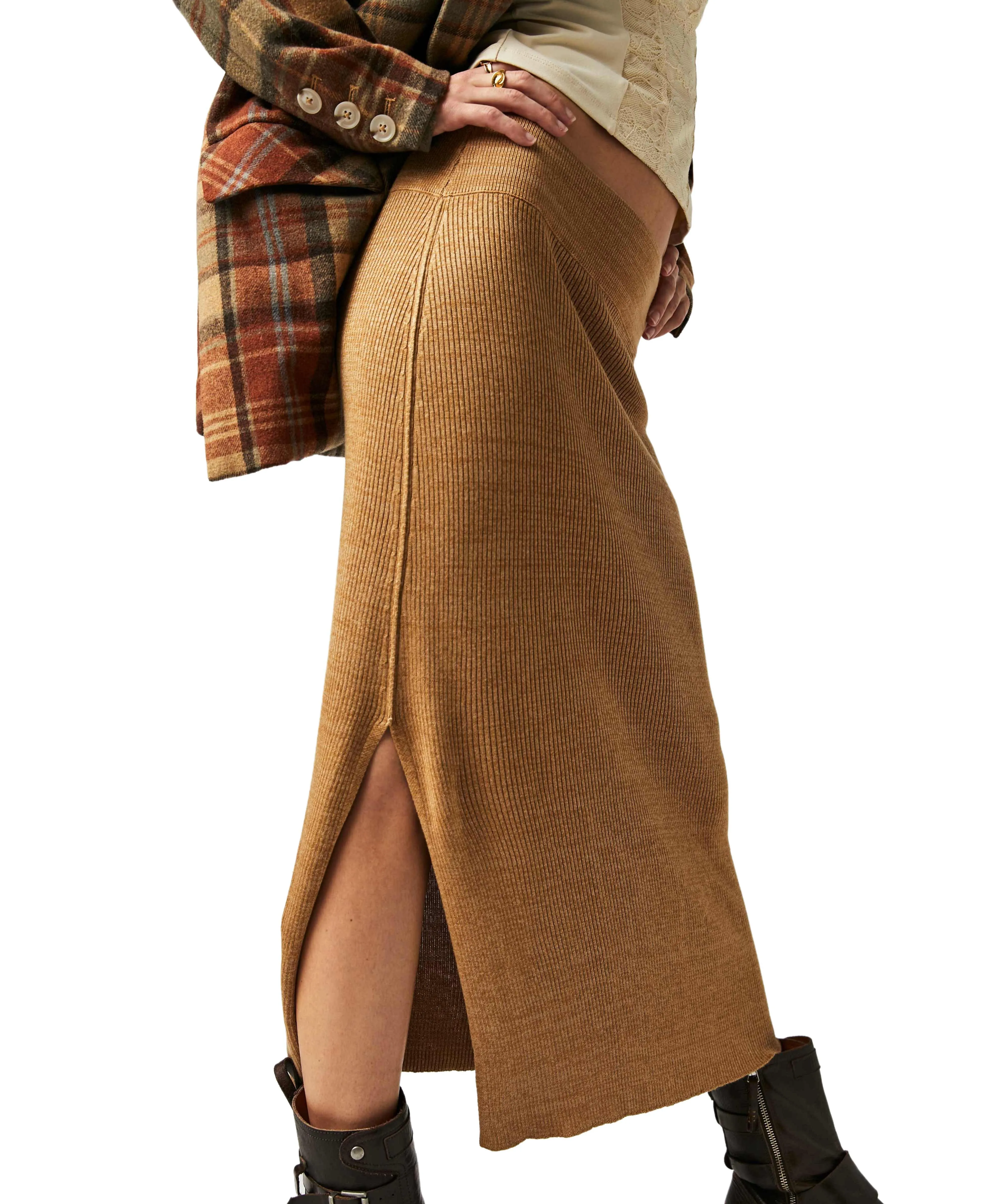 Free People Golden Hour Midi Skirt