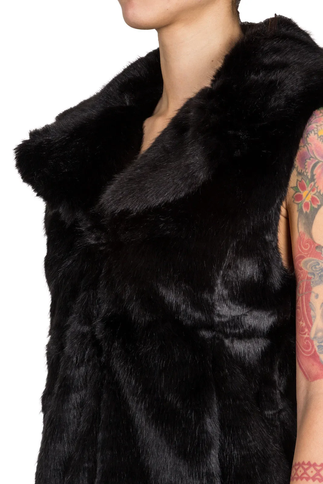 Fur Long Vst-Lined-Vest