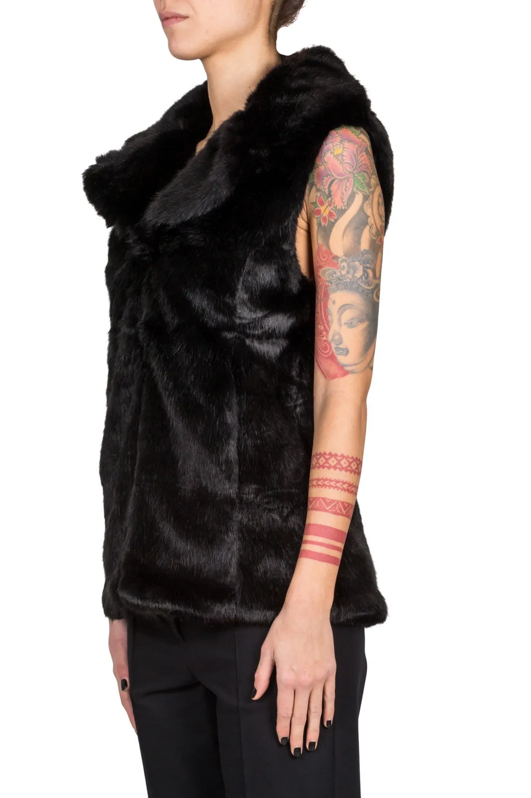 Fur Long Vst-Lined-Vest