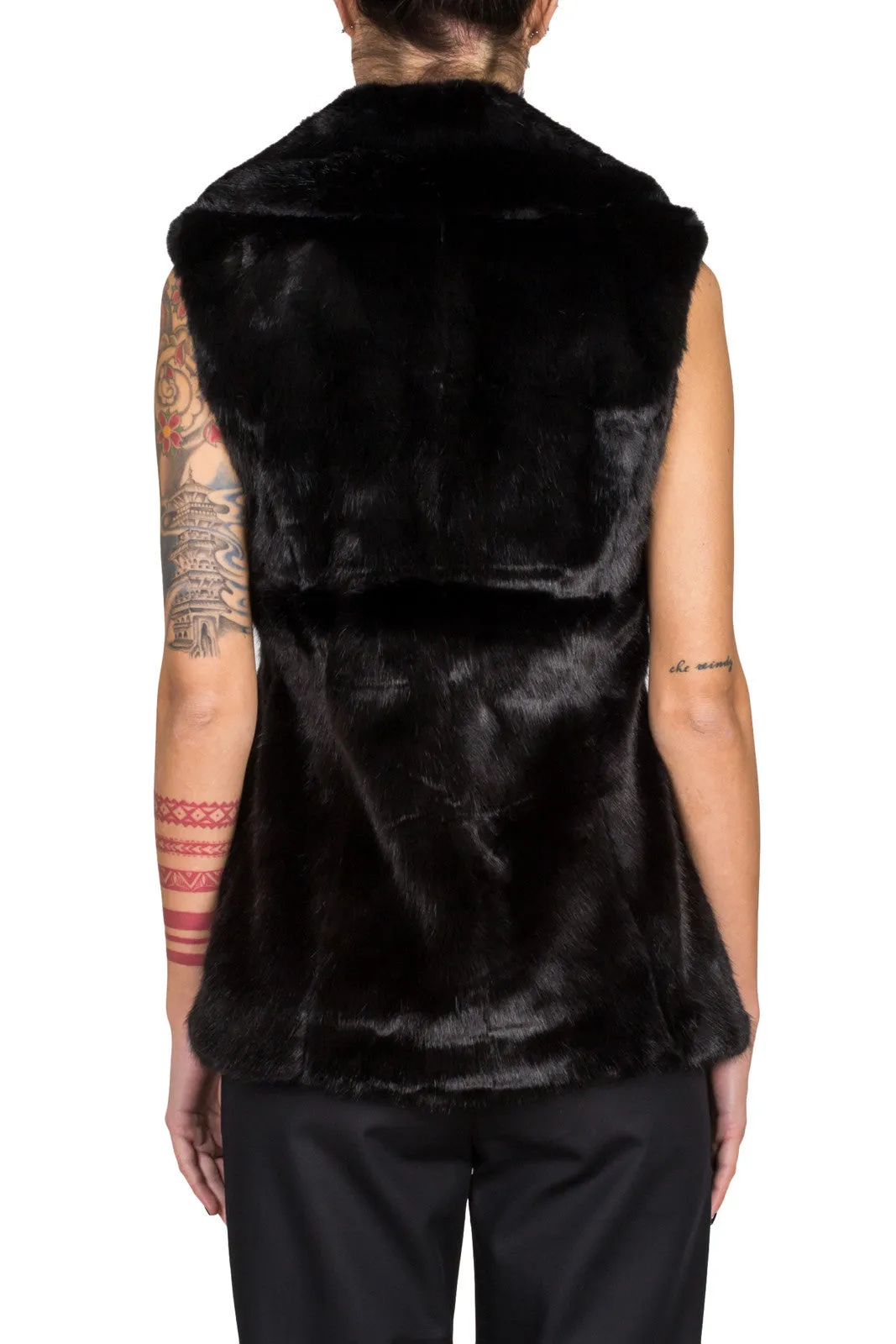 Fur Long Vst-Lined-Vest