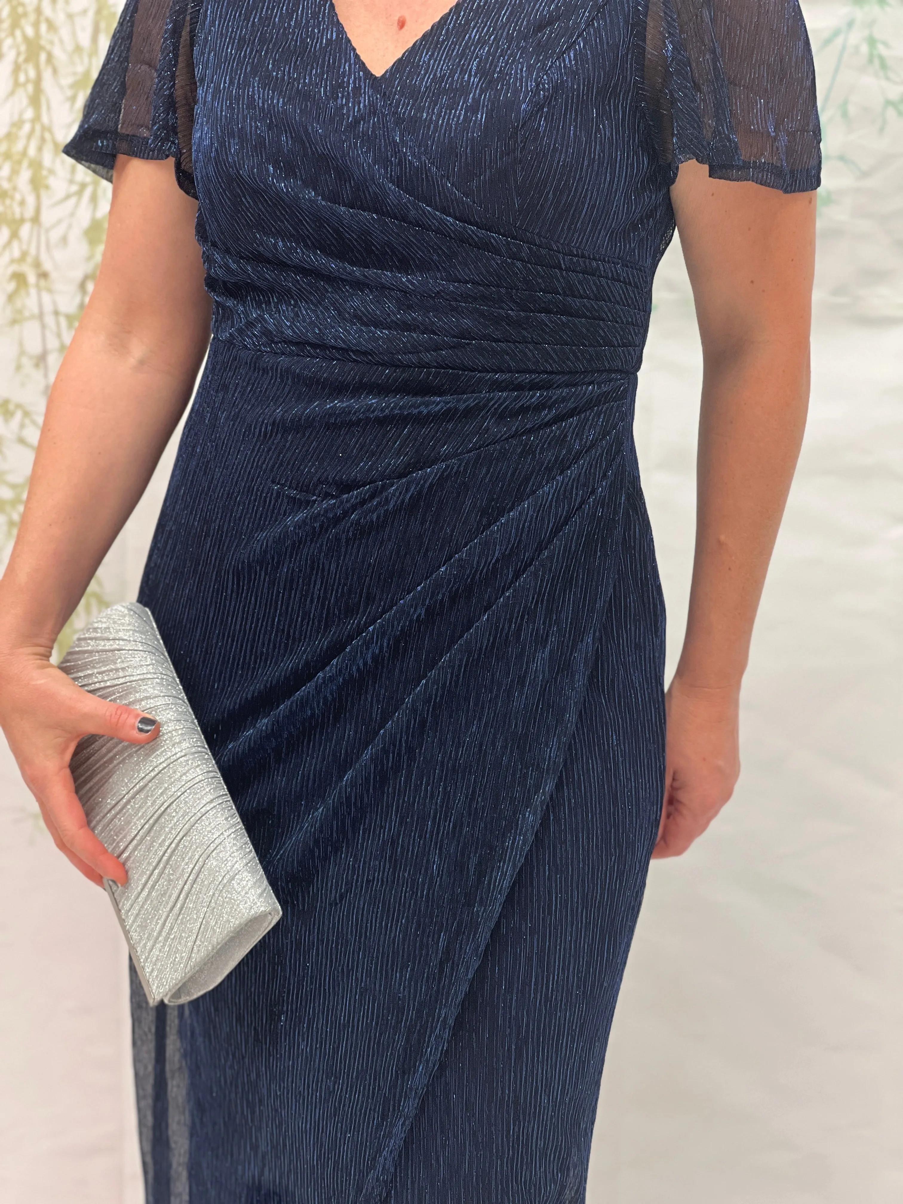 Gemma Navy Shimmer Gown