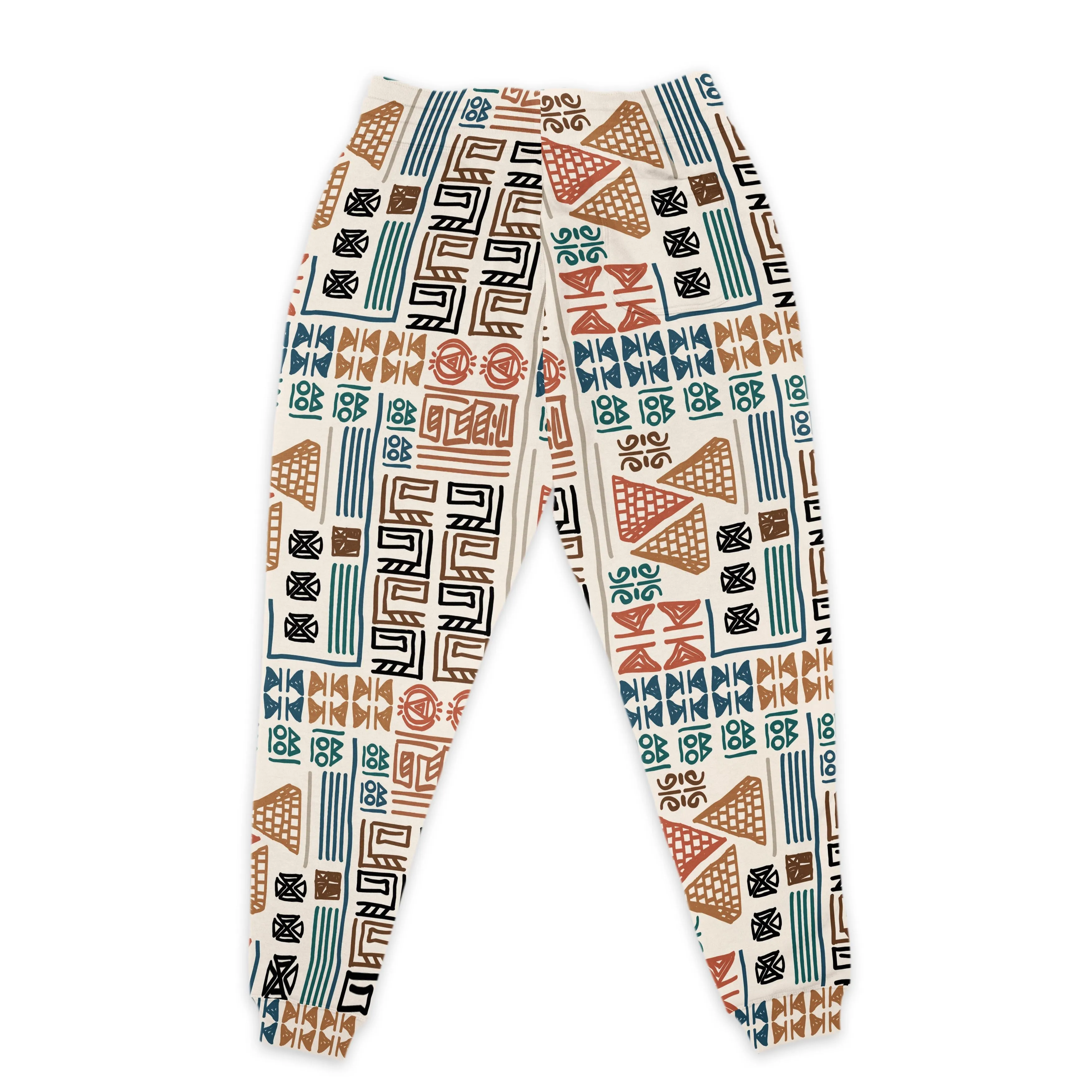 Geometric Harmony All-over Hoodie and Joggers