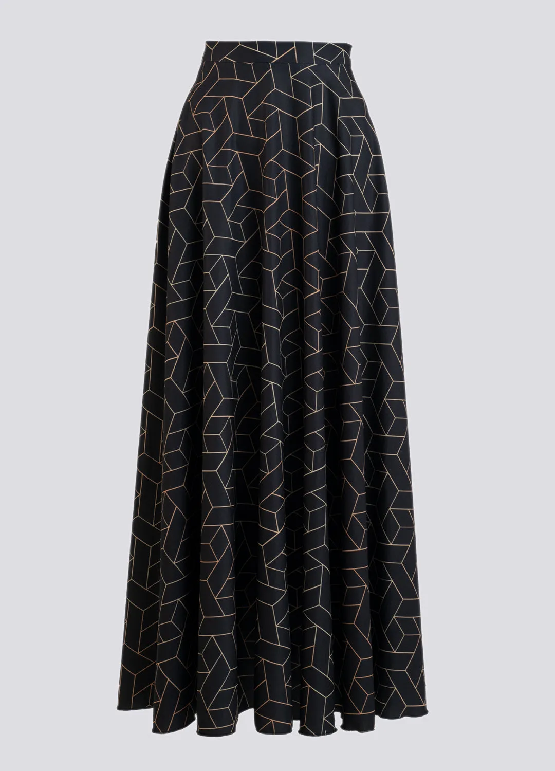 Geometric Print skirt