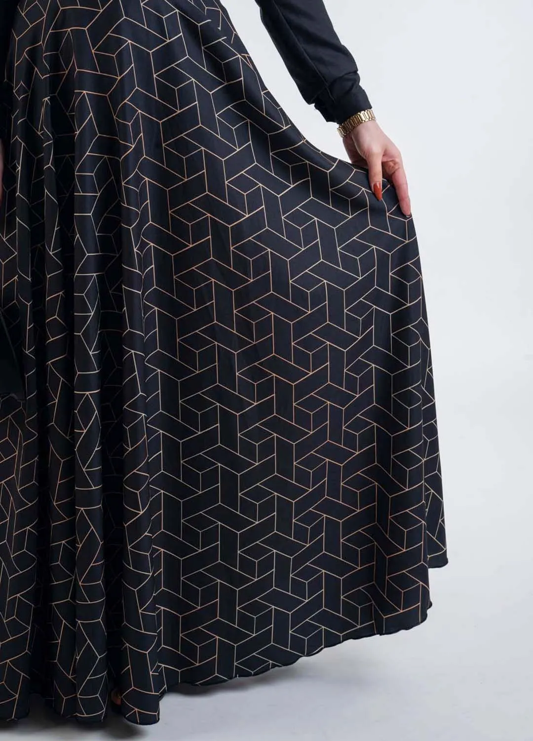 Geometric Print skirt