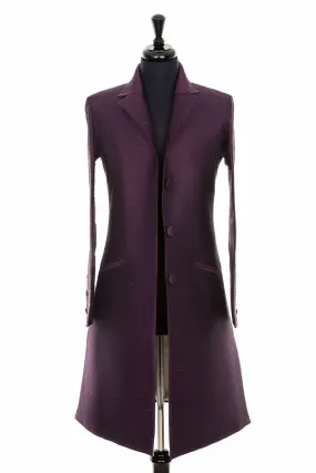 Grace Coat in Aubergine