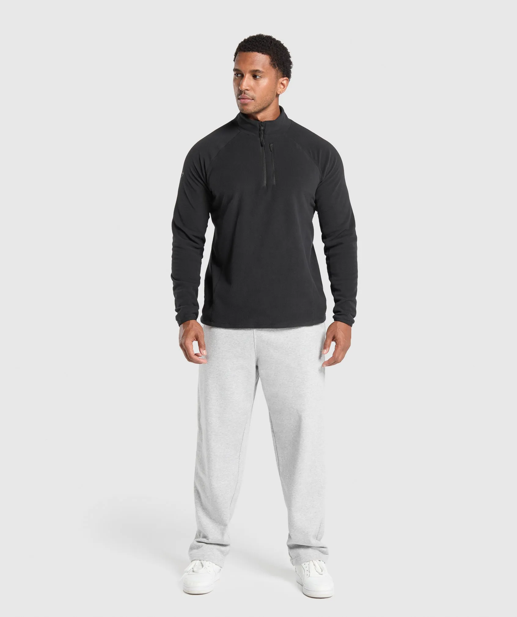 Gymshark Fleece 1/4 Zip - Black