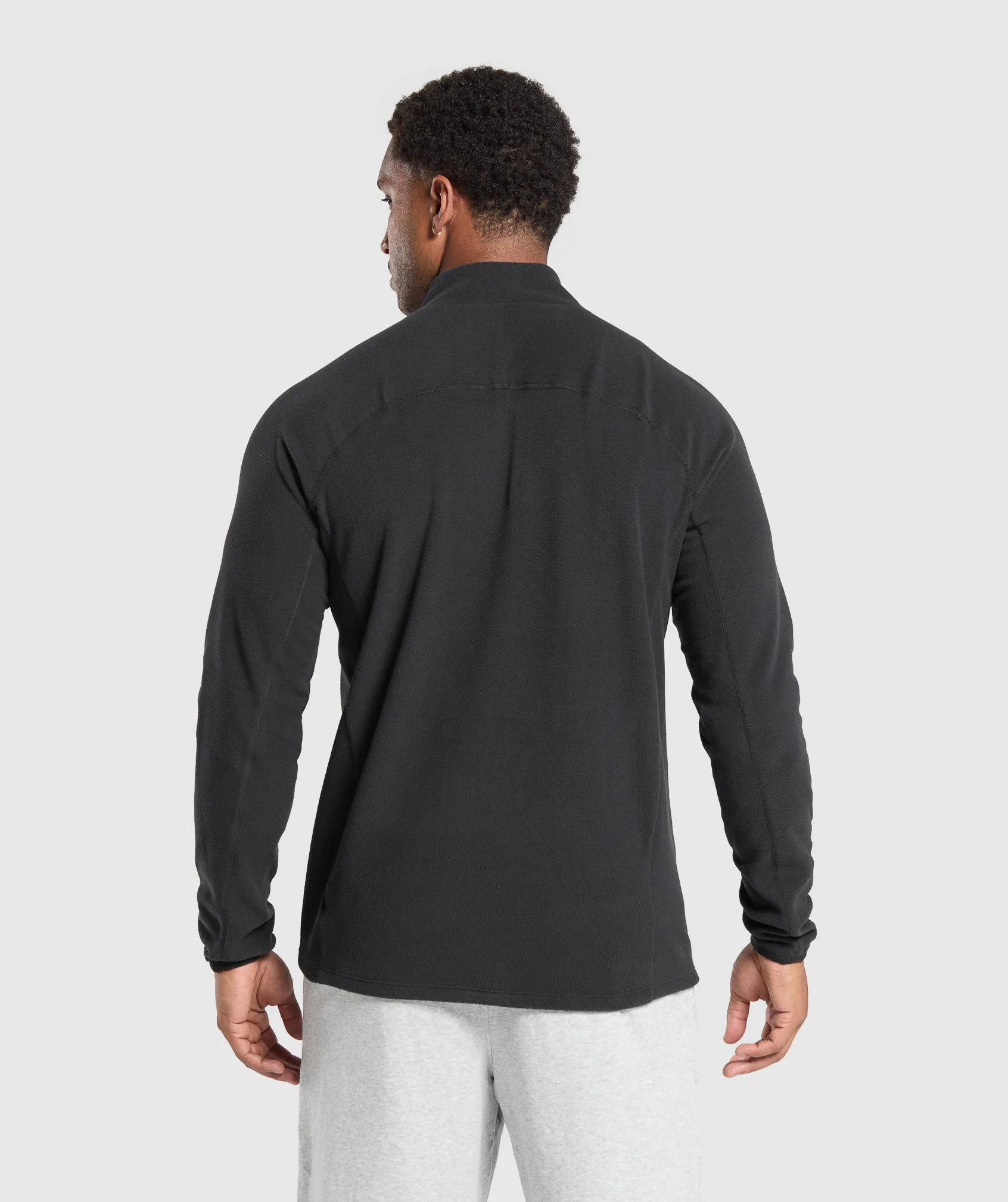 Gymshark Fleece 1/4 Zip - Black