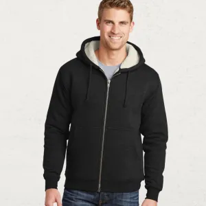 Heavyweight Sherpa Hooded Fleece Jacket