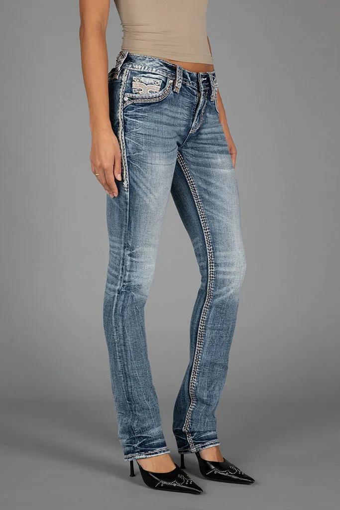 HIBISCUS STRAIGHT JEANS