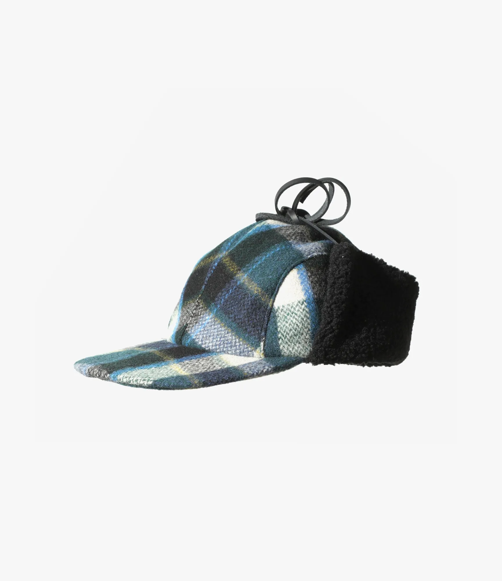 Hunting Cap – Plaid Melton Wool