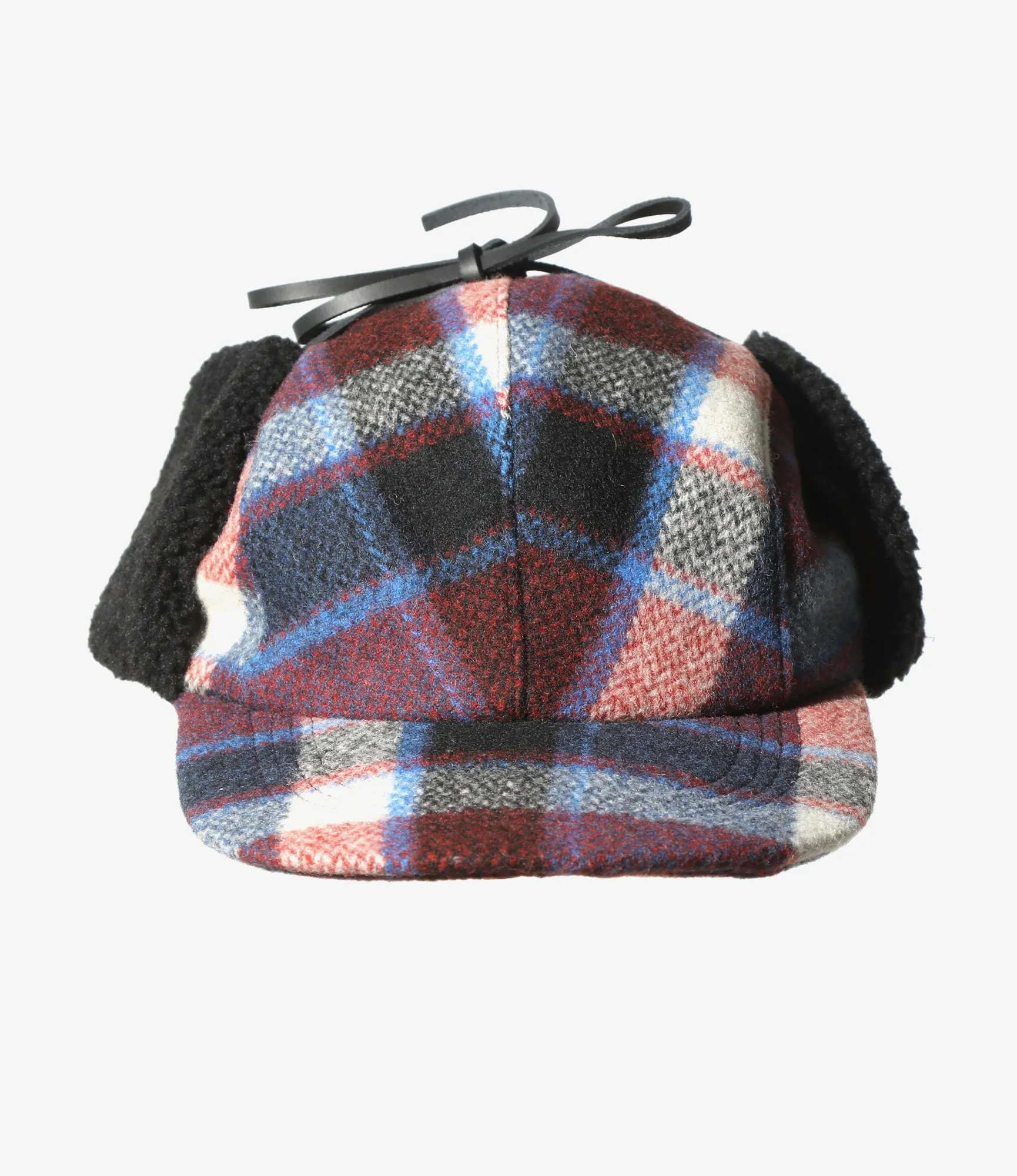 Hunting Cap – Plaid Melton Wool