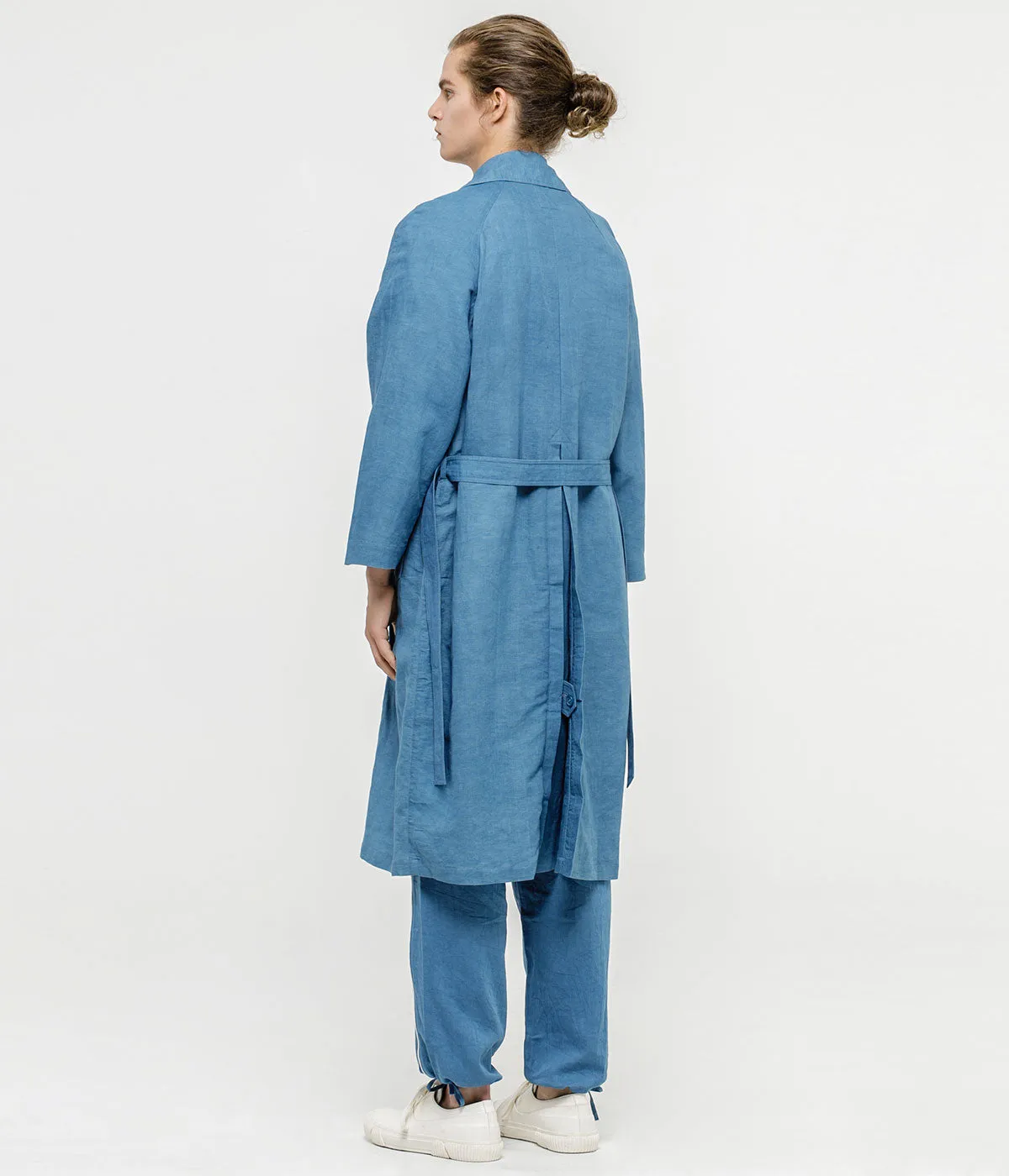 Indigo Neat Trench Coat