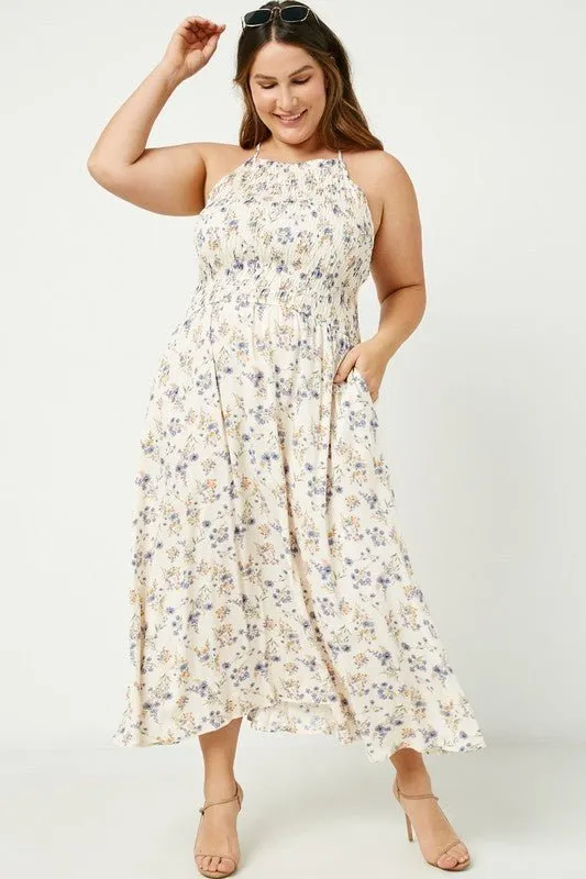 Iris Halter Neck Maxi Dress - FINAL SALE