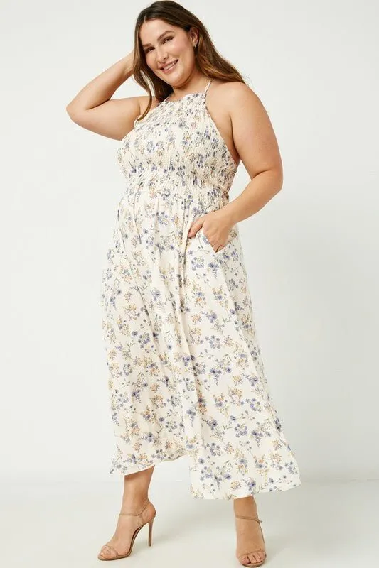 Iris Halter Neck Maxi Dress - FINAL SALE