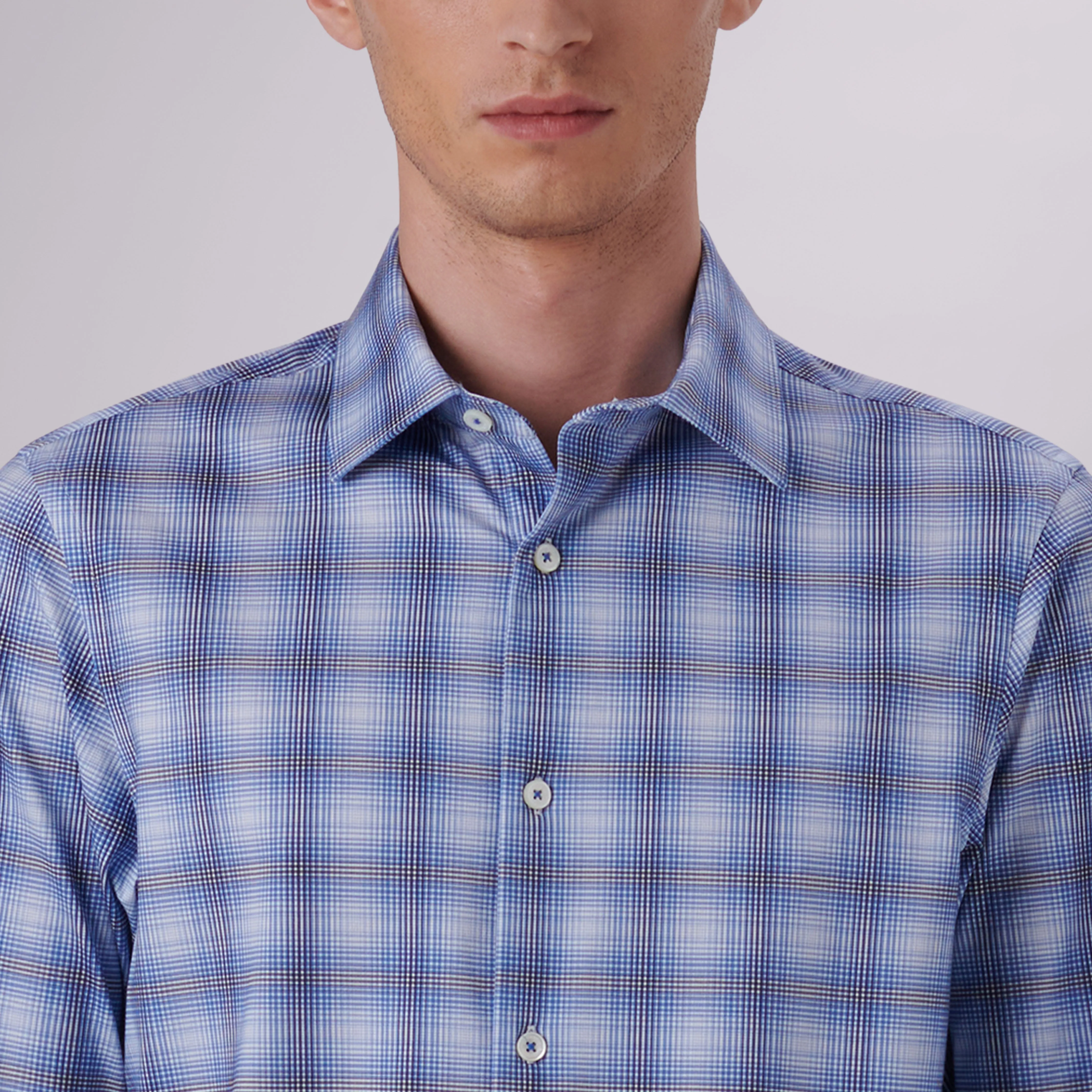 James Dupplin Check Print OoohCotton Shirt