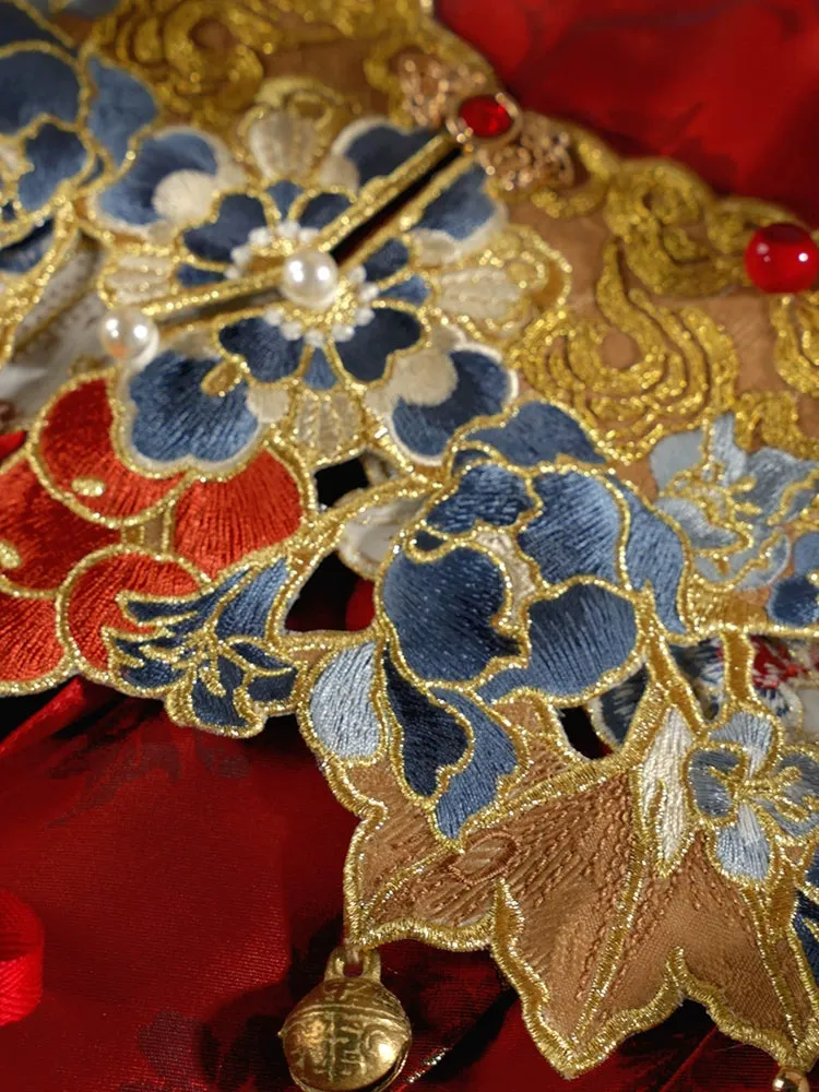 Jiuyao Jinzhi 九曜金枝 Golden Branch Ming Dynasty Jiaoling Aoqun Cloud Collar Set