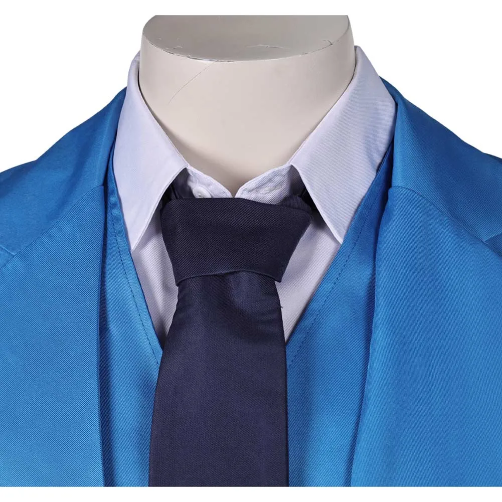 Joker: Folie à Deux (2024) Arthur Fleck Blue Suit Party Carnival Halloween Cosplay Costume