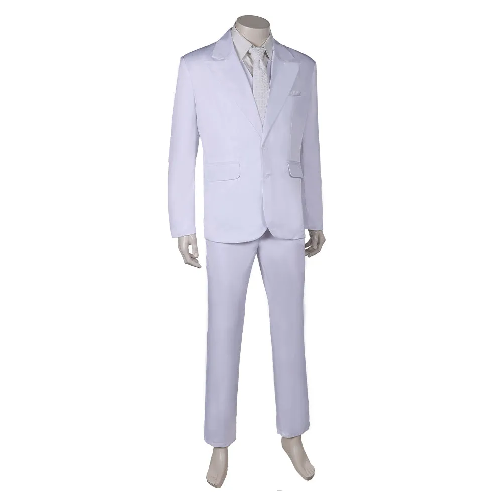 Joker: Folie à Deux (2024) Arthur Fleck White Outfit Party Carnival Halloween Cosplay Costume