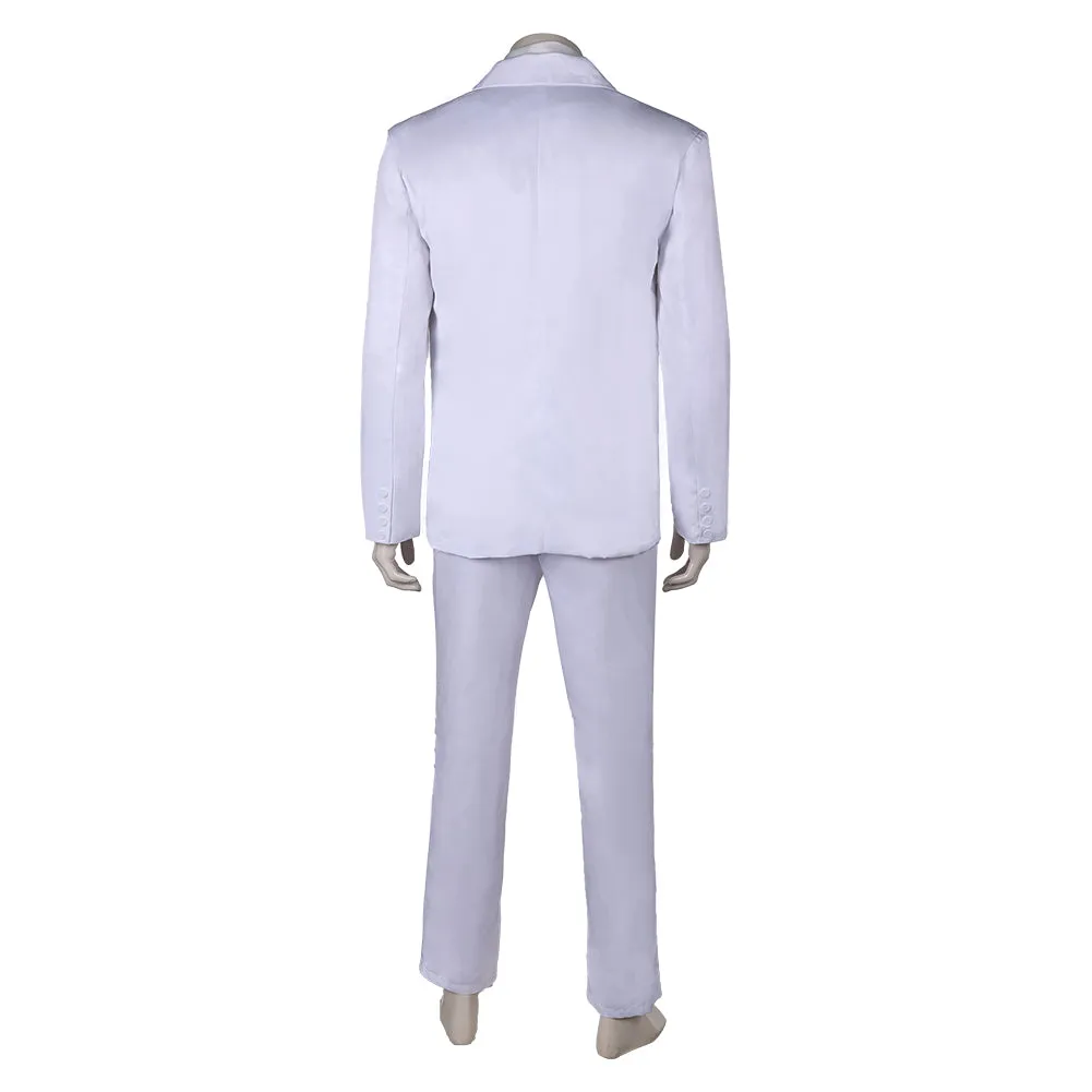 Joker: Folie à Deux (2024) Arthur Fleck White Outfit Party Carnival Halloween Cosplay Costume