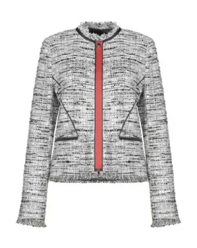 Karl Lagerfeld Women Coat Grey 8 UK