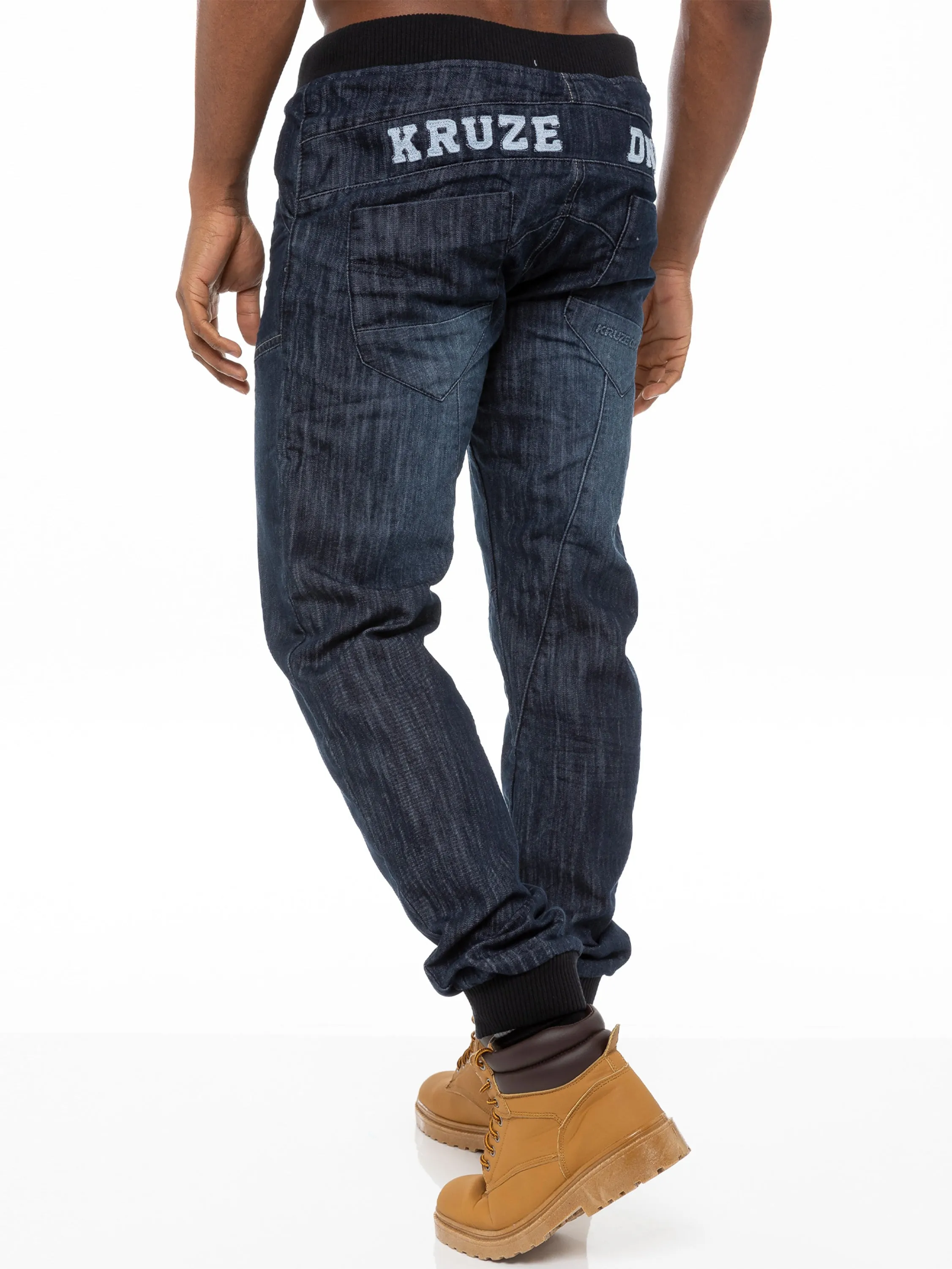 Kruze | Mens Denim Cuffed Jeans