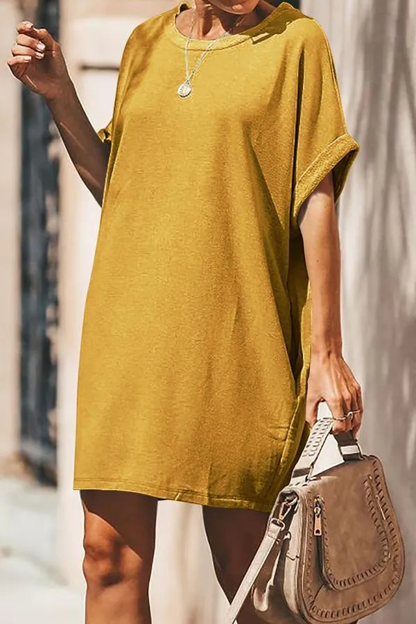 Leisure T-shirt Skirt Dress