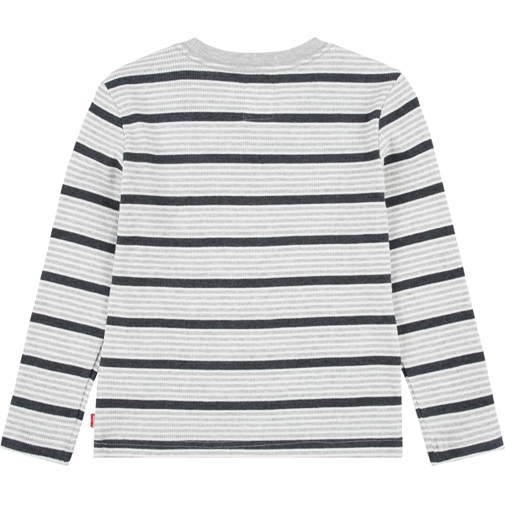 Levi's Long Sleeve Striped Thermal T-Shirt Light Grayheather