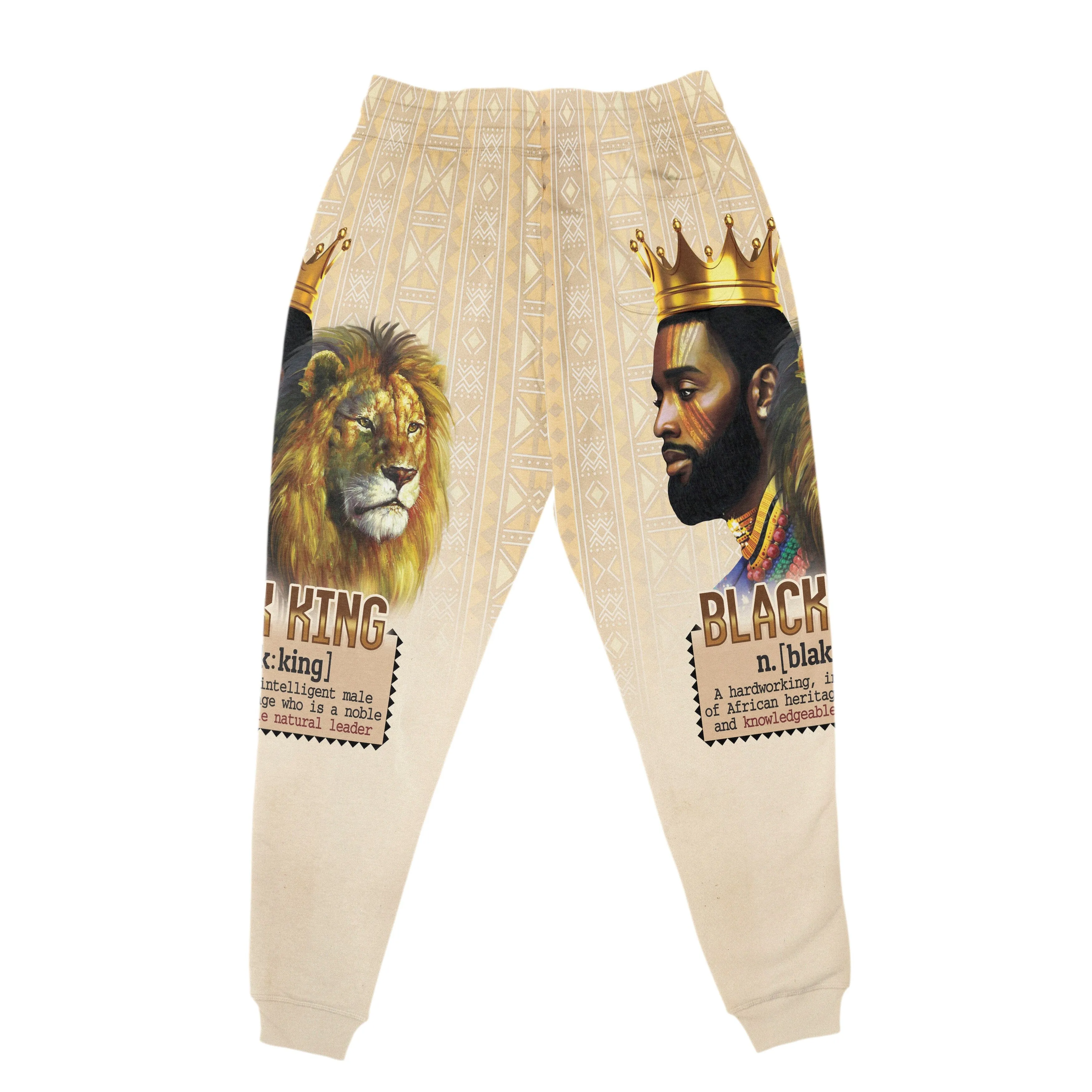 Lion Black King Joggers