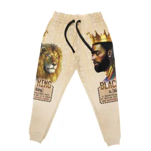 Lion Black King Joggers