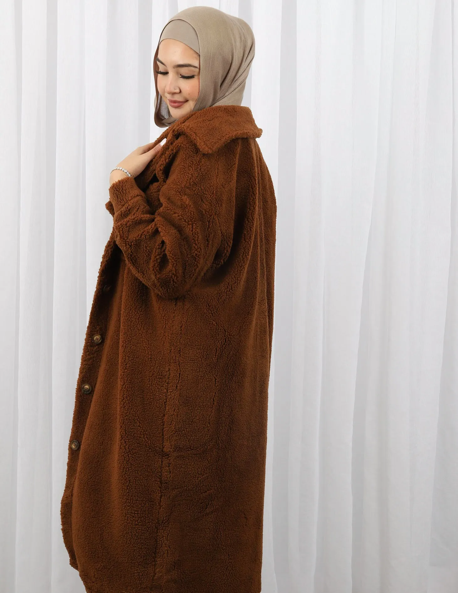 Long Line Teddy Coat