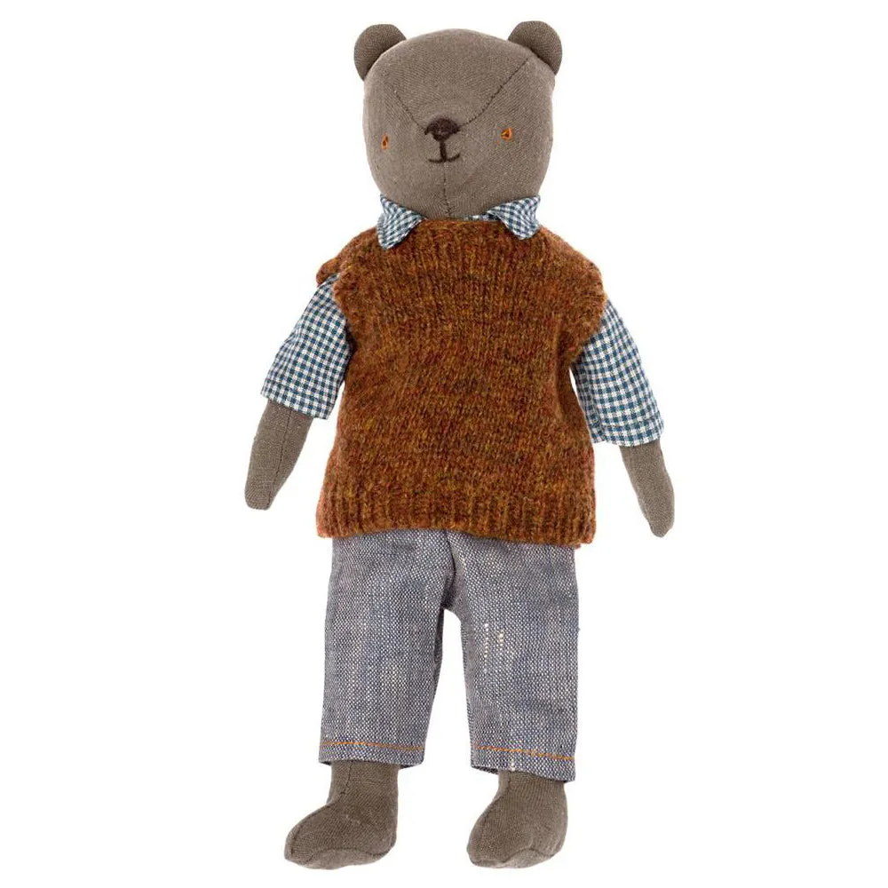 Maileg Teddy Dad, Clothes & Case Bundle