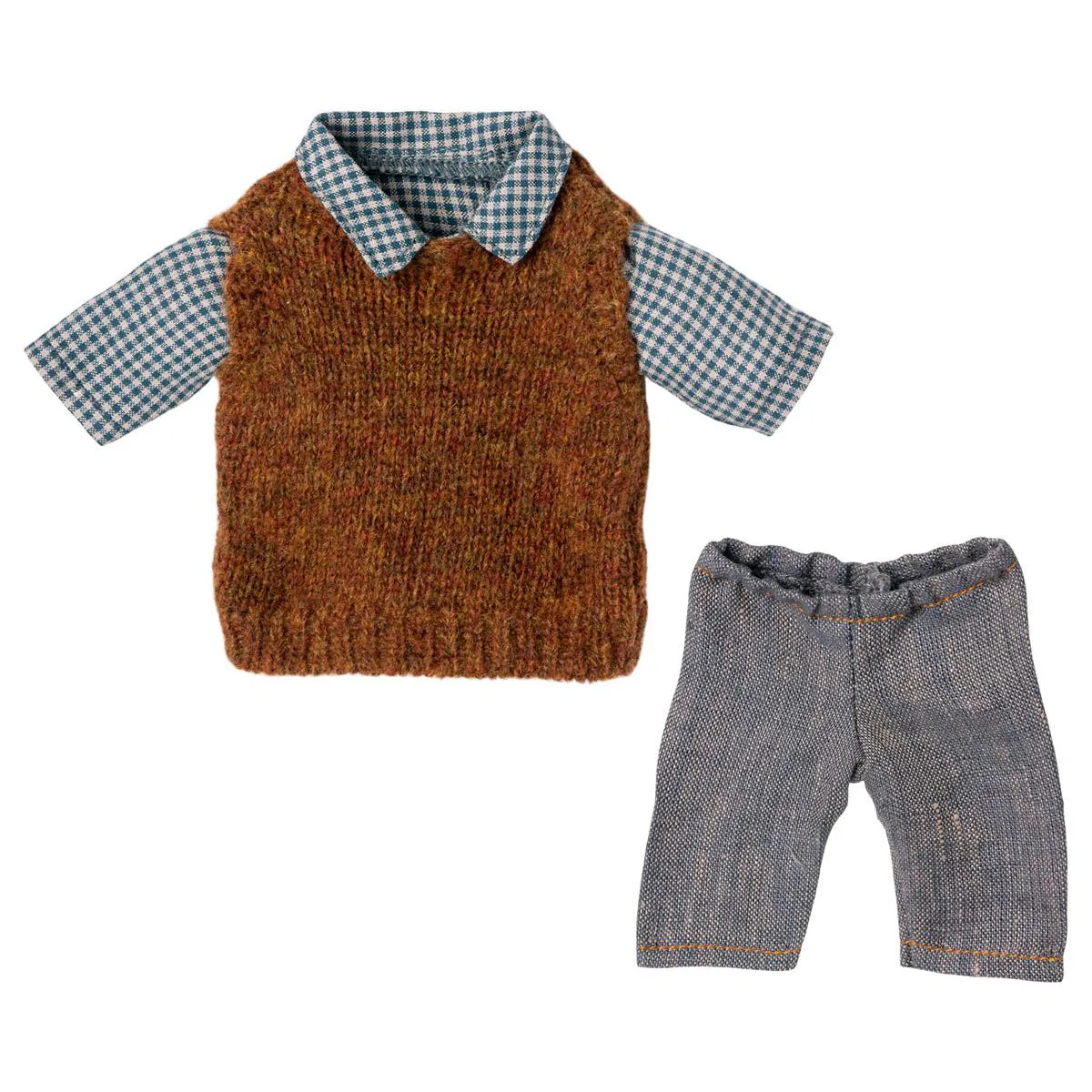 Maileg Teddy Dad, Clothes & Case Bundle