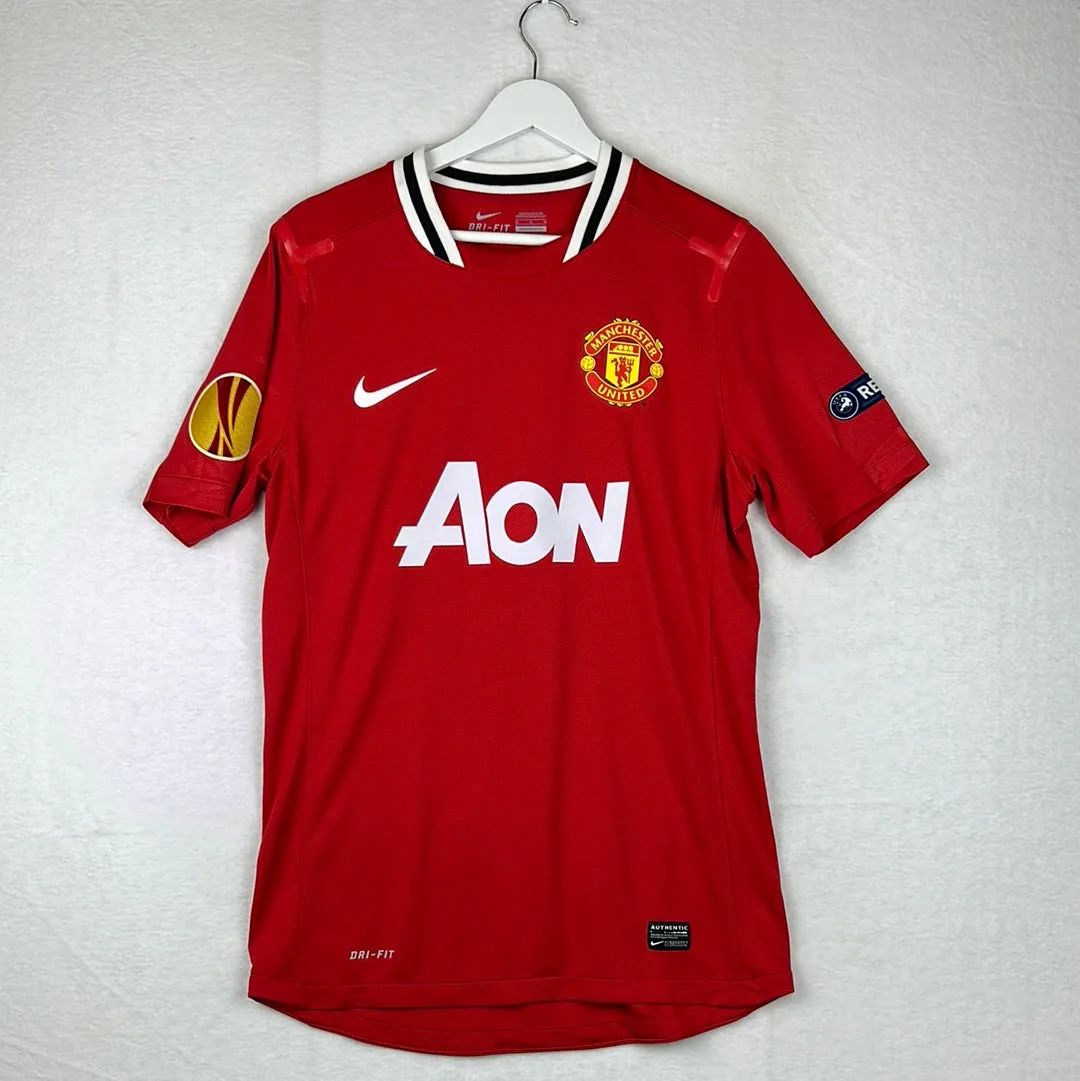 Manchester United 2011/2012 Player Issue Home Shirt - Chicharito 14