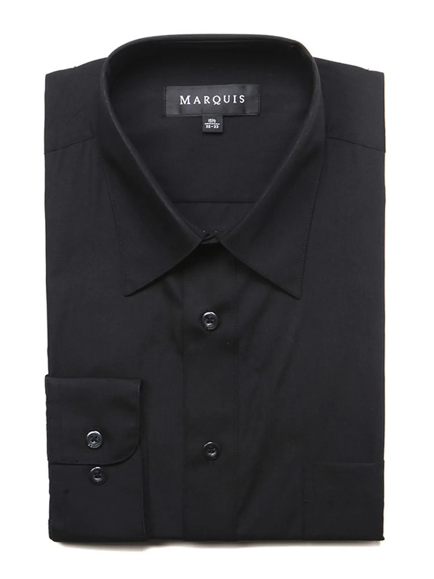 Marquis Men's Long Sleeve Regular Fit Big & Tall Size Dress Shirt